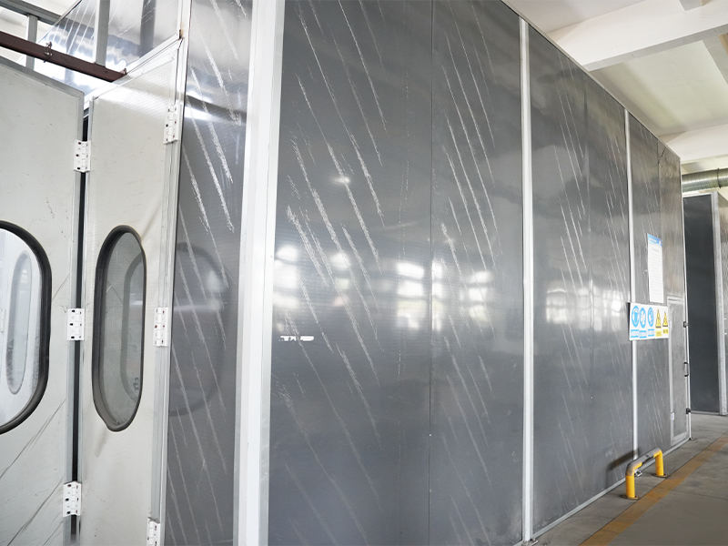 Powder coating room