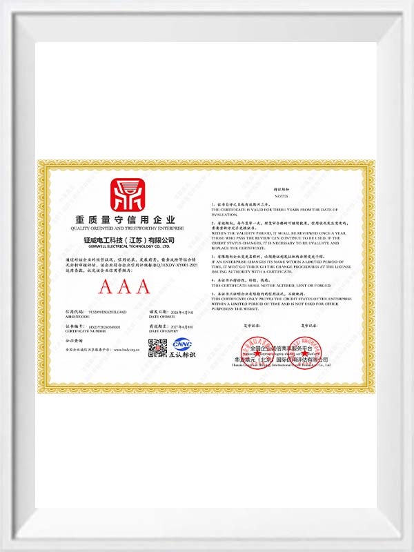Certificates