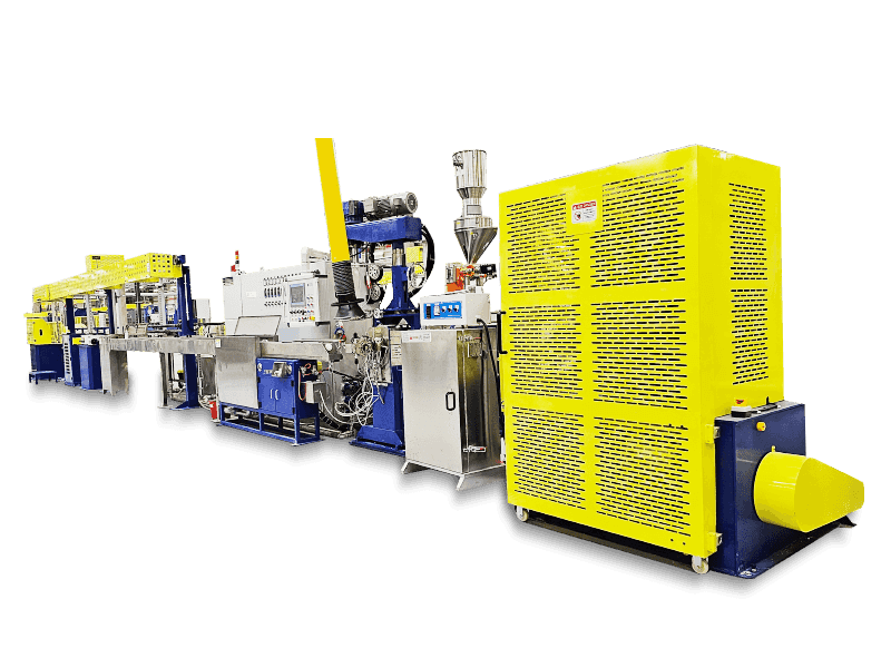FEP/PFA/ETFE/PEEK/PA High Temperature Core Wire Insulation Extrusion Line