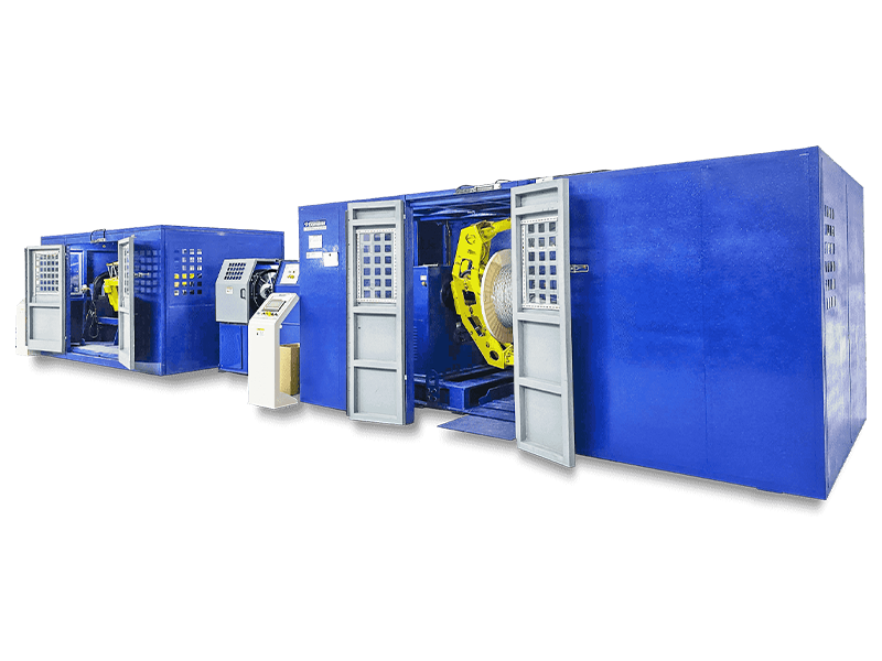 Heavy-Duty Split Type Cantilever Single Twisting Machine (External Capstan and Torque Take-Up)
